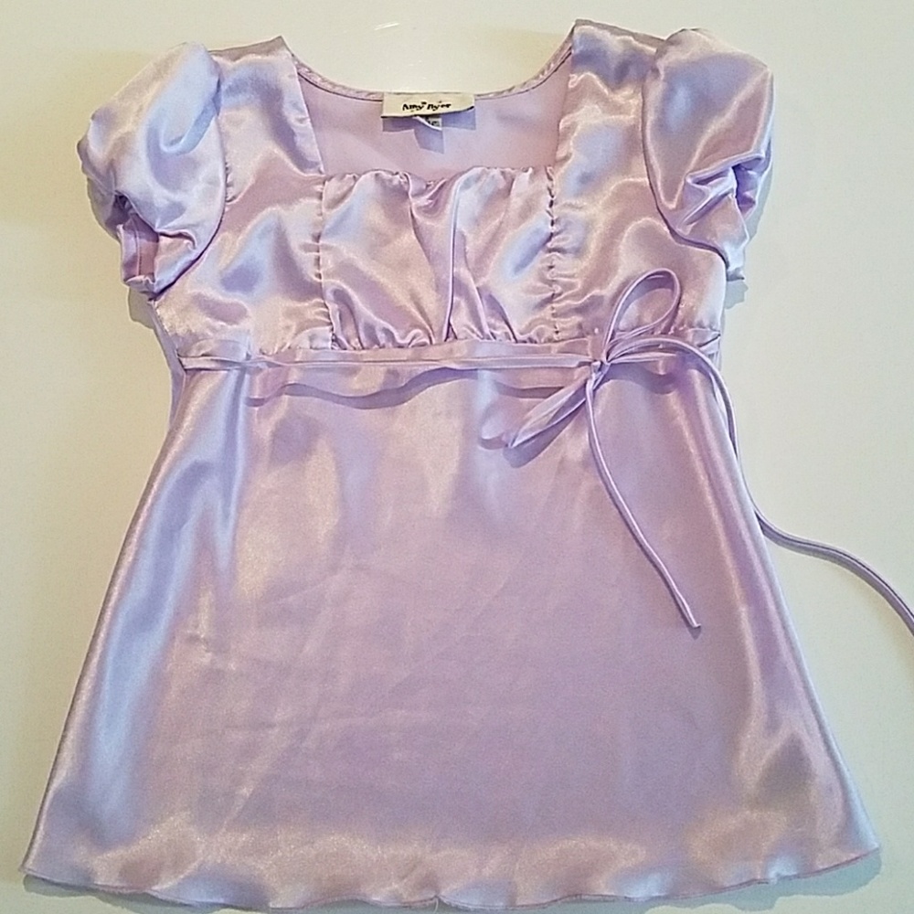 🔴Girls Lavender Top